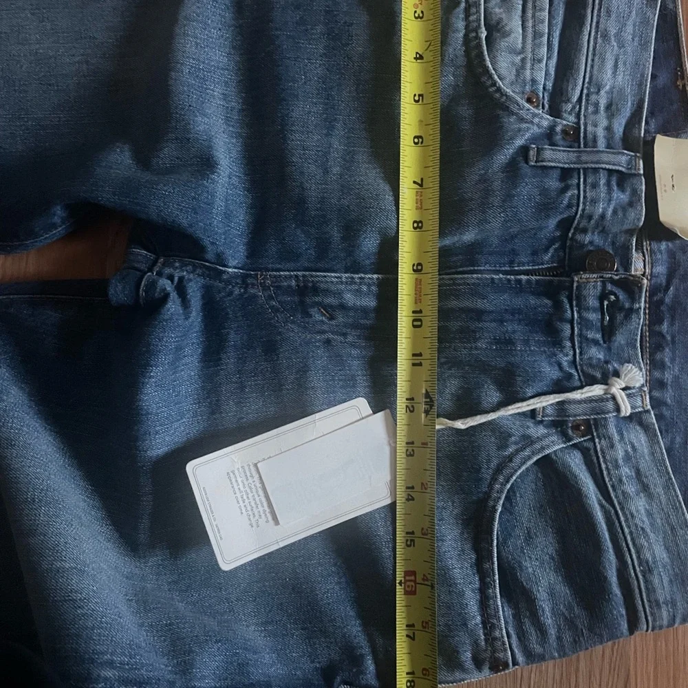 Retro Vintage 1960s Levi’s 505-0217 BIG E Jeans - 33x34, Made in USA, Blue Denim - Picture 6 of 8